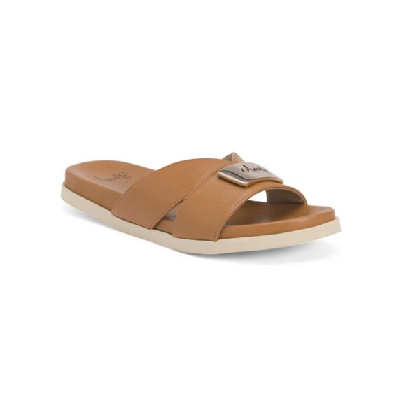 AMALFI Carmello Made In Italy Leather Bardolino Sandals - Picture 1 of 2